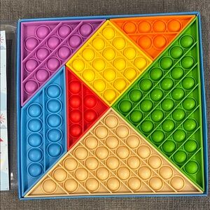 Colorful Geometric Pop It Puzzle